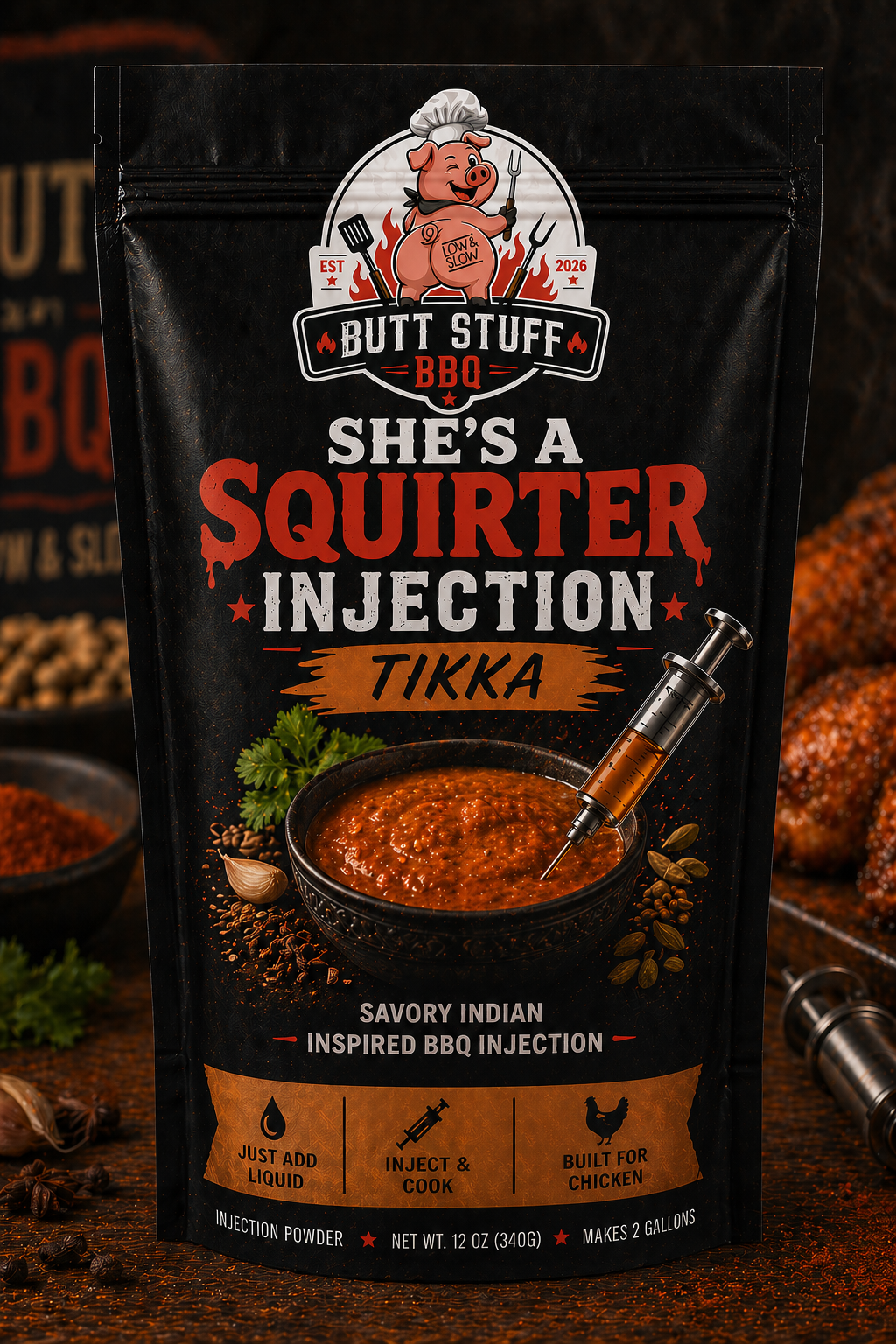 She's a Squirter β Tikka injection bottle