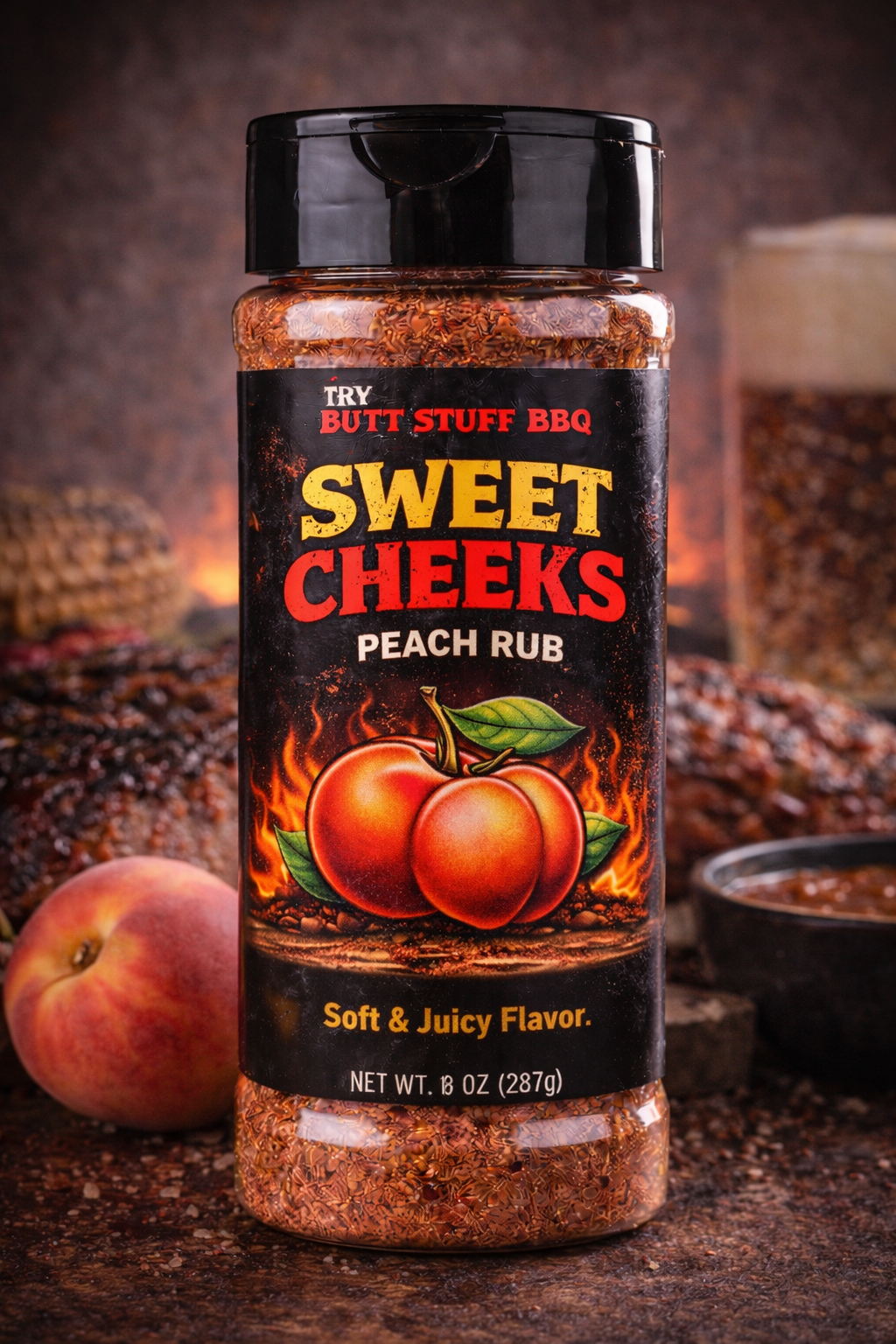 Sweet Cheeks peach rub